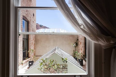 The skylight view at the center of your apartment