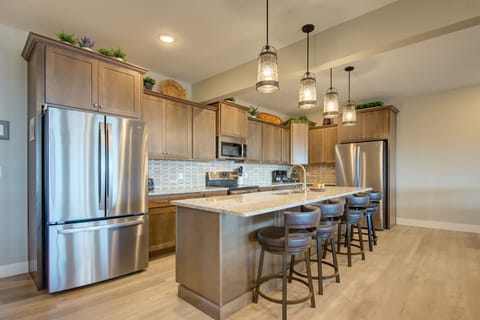Kitchen with 2 fridges