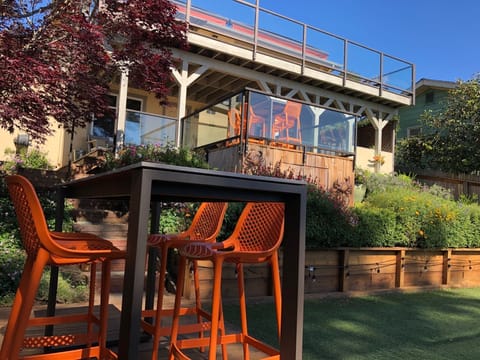 View from lower yard