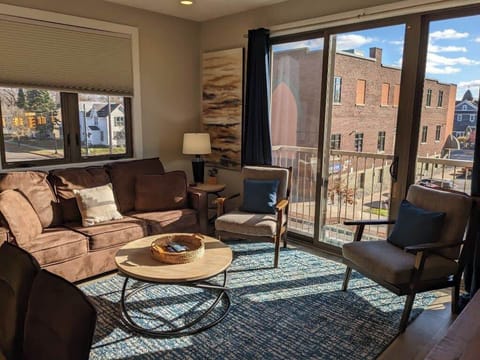 Living room w/ pull out couch