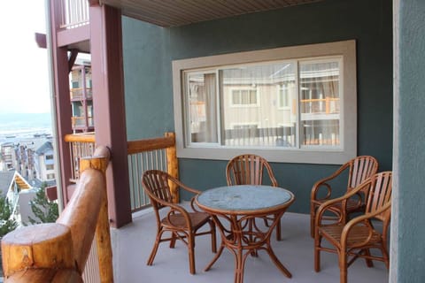 Balcony outside second bedroom in Suite A