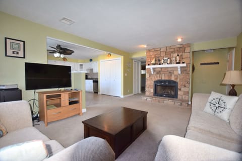 Fireplace is decorative only