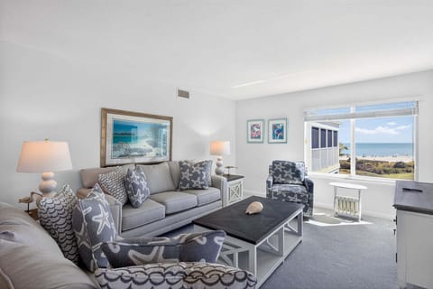 Living area with gulf views