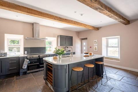 The kitchen at Meadow Barn, Yorkshire