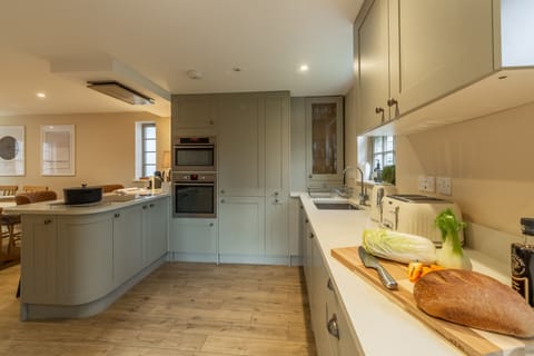Ground floor: A dual aspect L-shaped kitchen/dining room