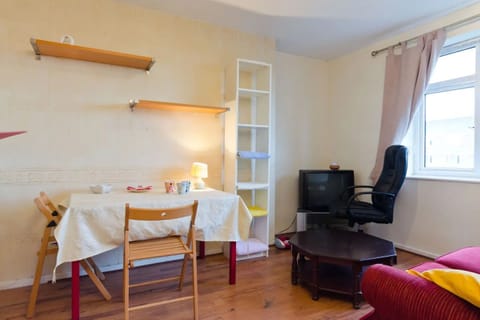 Relax in the living room after a day out, fully equipped with large TV & movies