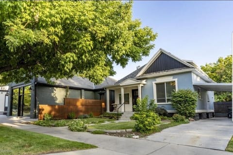 Front of the house. 