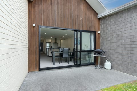 Outdoor area with BBQ for guest use.