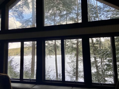 Lake view from living room