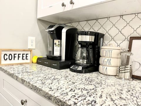 Enjoy a coffee and/or tea daily!