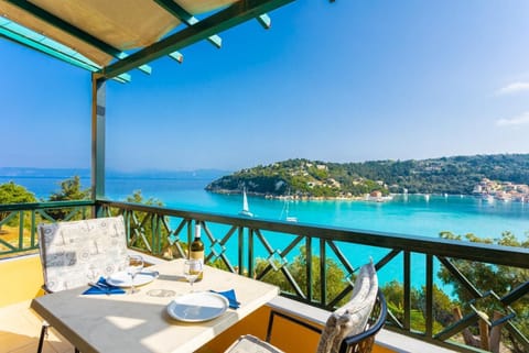 Beautiful villa with private terraces and panoramic sea views
