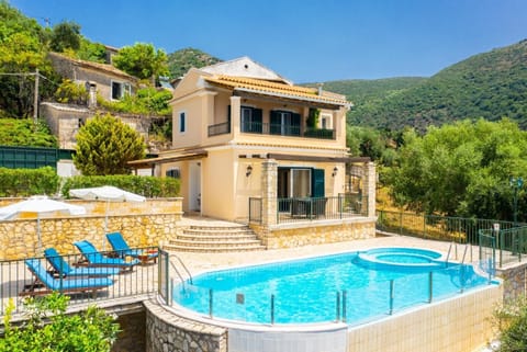 Beautiful villa with private infinity pool and terrace with panoramic sea views