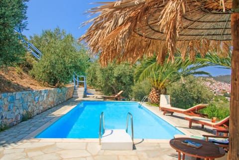 Private pool and terrace area