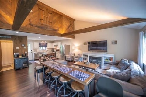 Open-concept great room for everyone to gather, relax, and unwind together. 