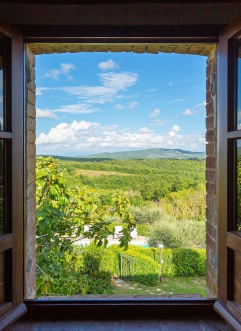 View from bedroom area
