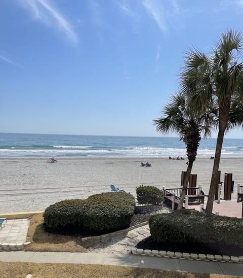 Ocean view from balcony