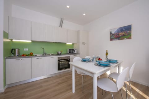 Kitchen and dining area