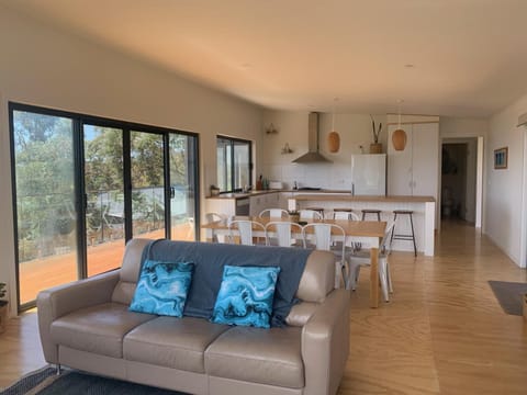 Relaxed open plan living area.