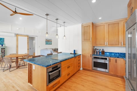 Indoors, Kitchen, Microwave, Oven, Ceiling Fan