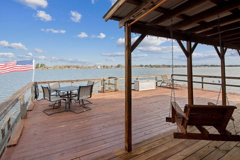 Outdoor Area equipped with Gas Grill