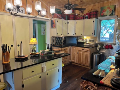 Gather round the island.