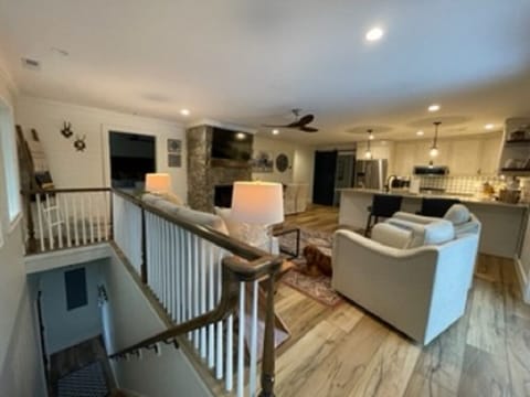 Entrance stairs to main living area