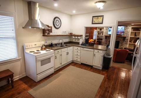 Kitchen with hardwood floors