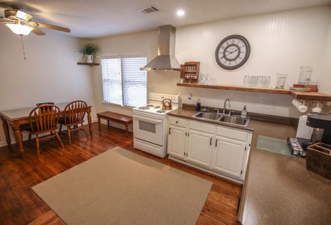 Spacious eating area