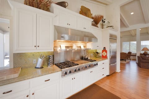 This spacious kitchen is truly the focal point of the home