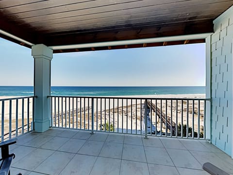 Gulf View From Porch