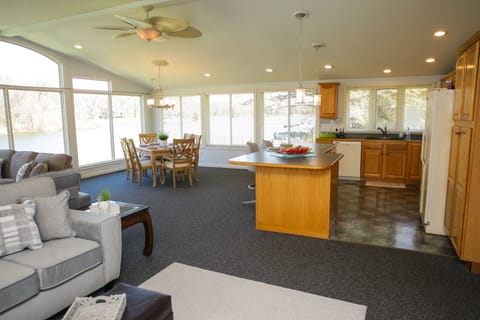 Plenty of space to cook or order in.