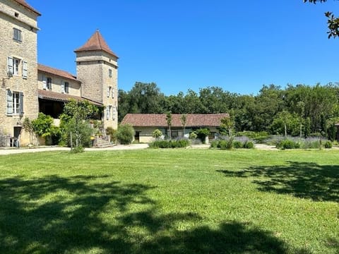 Main house with barn