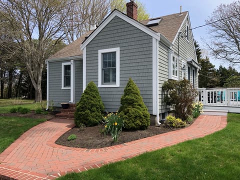 Front right of house
