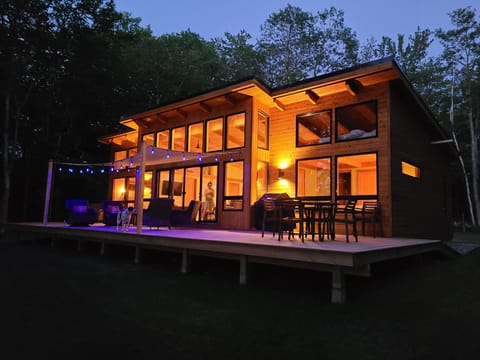 New sun shade with outside lighting!