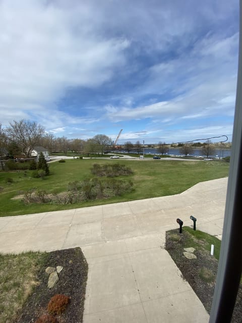 Park directly across the road to play frisbee, catch, tag...with the grandkids 