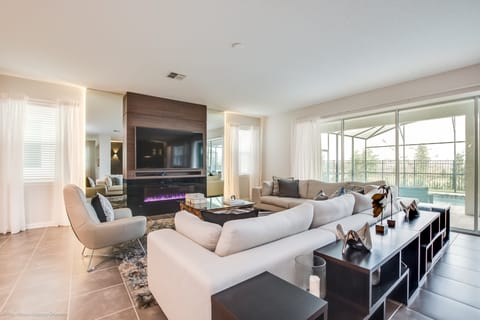 This villa has a total of 9 bedrooms.