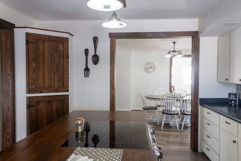 kitchen looking into dining room