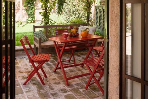 Outside terrace where you can enjoy the garden