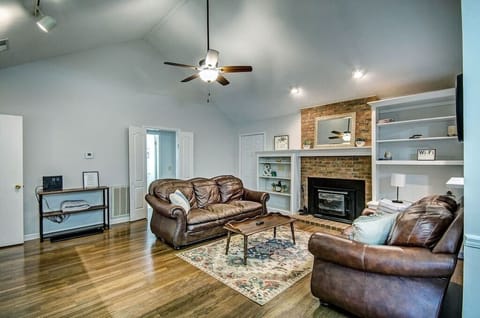 Looking towards the front door from the dining room.