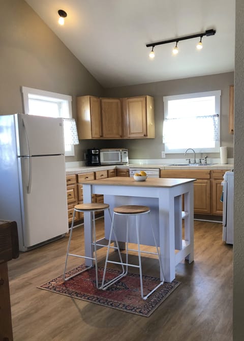Kitchen with island seating