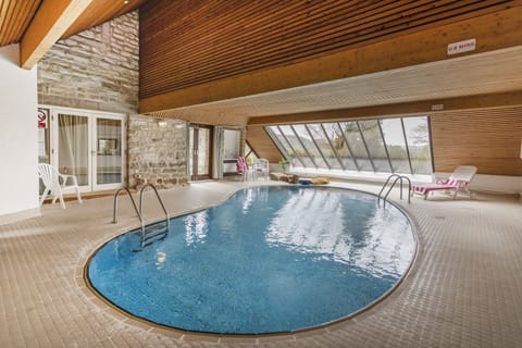 Indoor heated swimming pool, open all year round.
