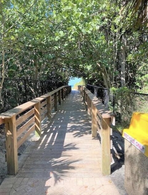 Steps from the beach