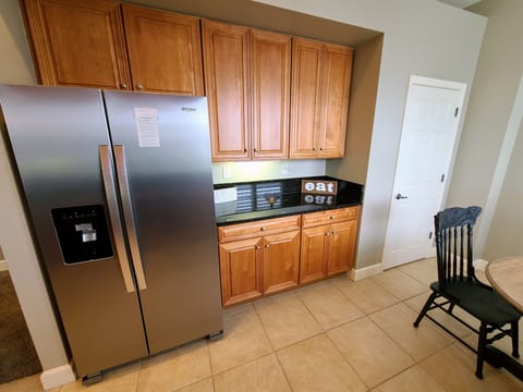 Brand new appliances in kitchen 