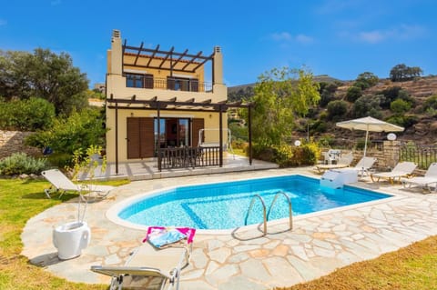 Beautiful villa with private pool, terrace, and garden with sea views