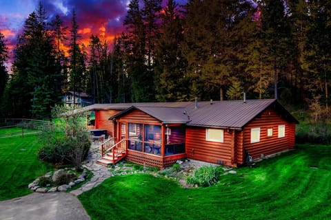 Aerial view of the Mountain Meadow Home