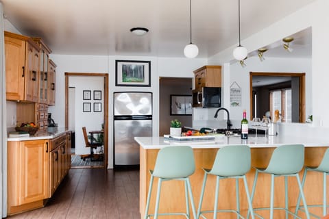 The kitchen has everything you need to cook for the entire crew!