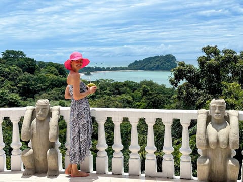 VIEW FROM MASTER TERRACE AREA AND LOUNGE