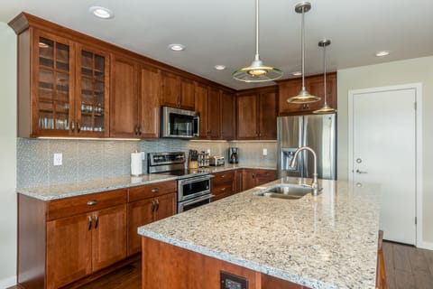 Fully equipped kitchen for all your cooking needs