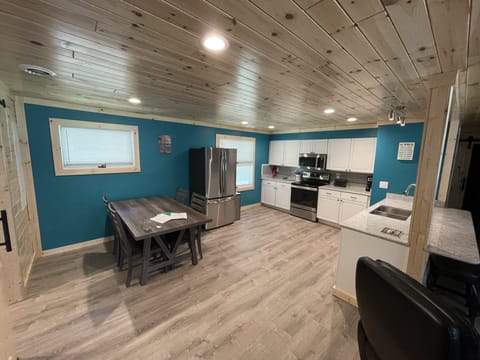 Fully stocked kitchen 