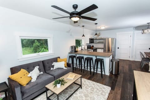 Enjoy open plan living within this newly built modern apartment